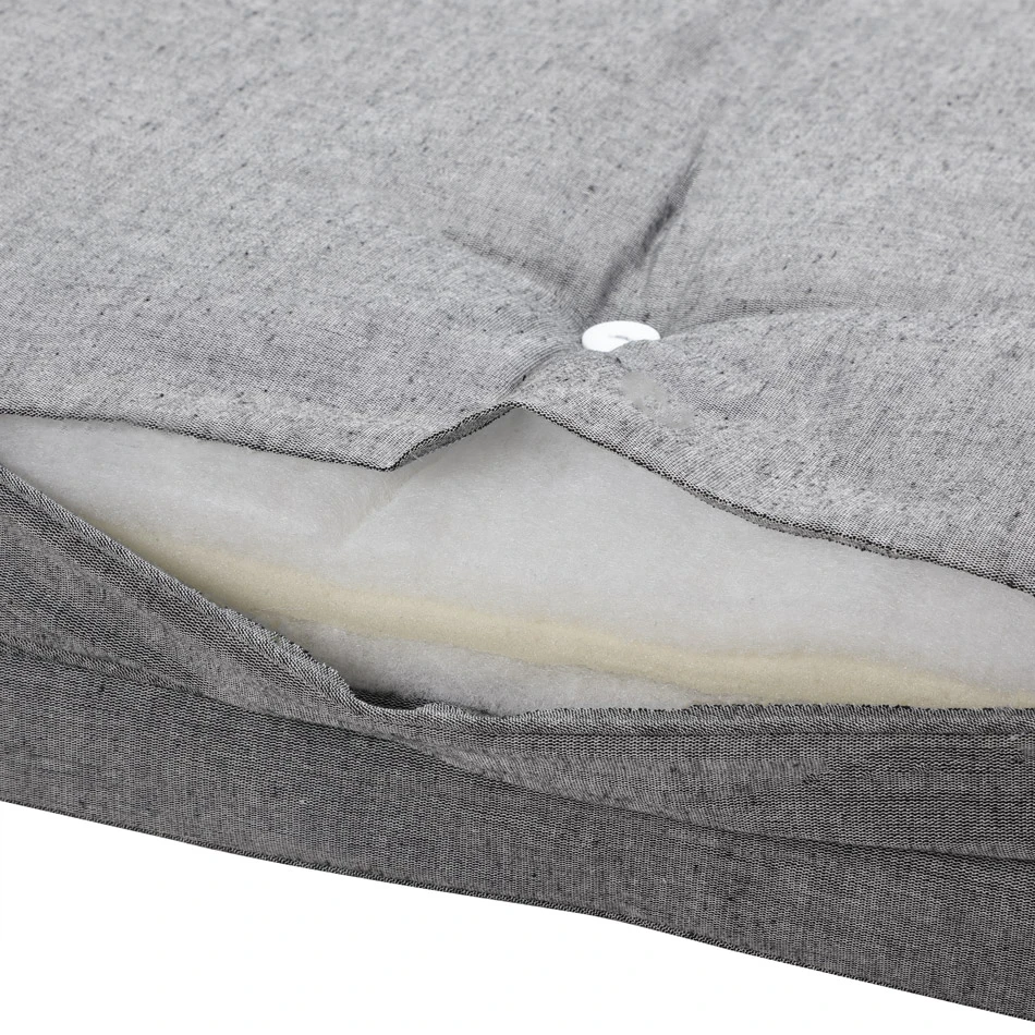 Auflage Sonnenliege Grau Meliert 186x42x5cm – Bild 8