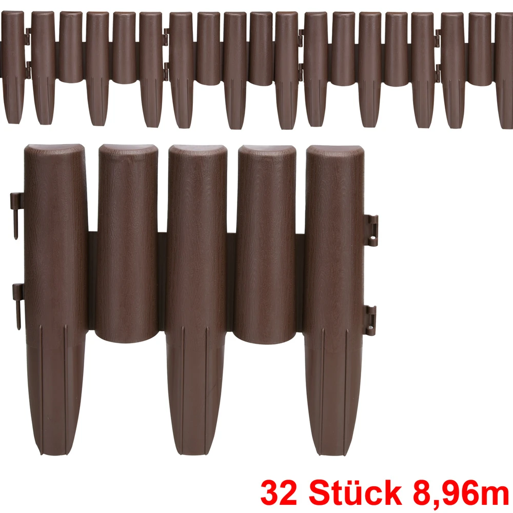 Beeteinfassung 4er-Set Braun 8,96m – Bild 4