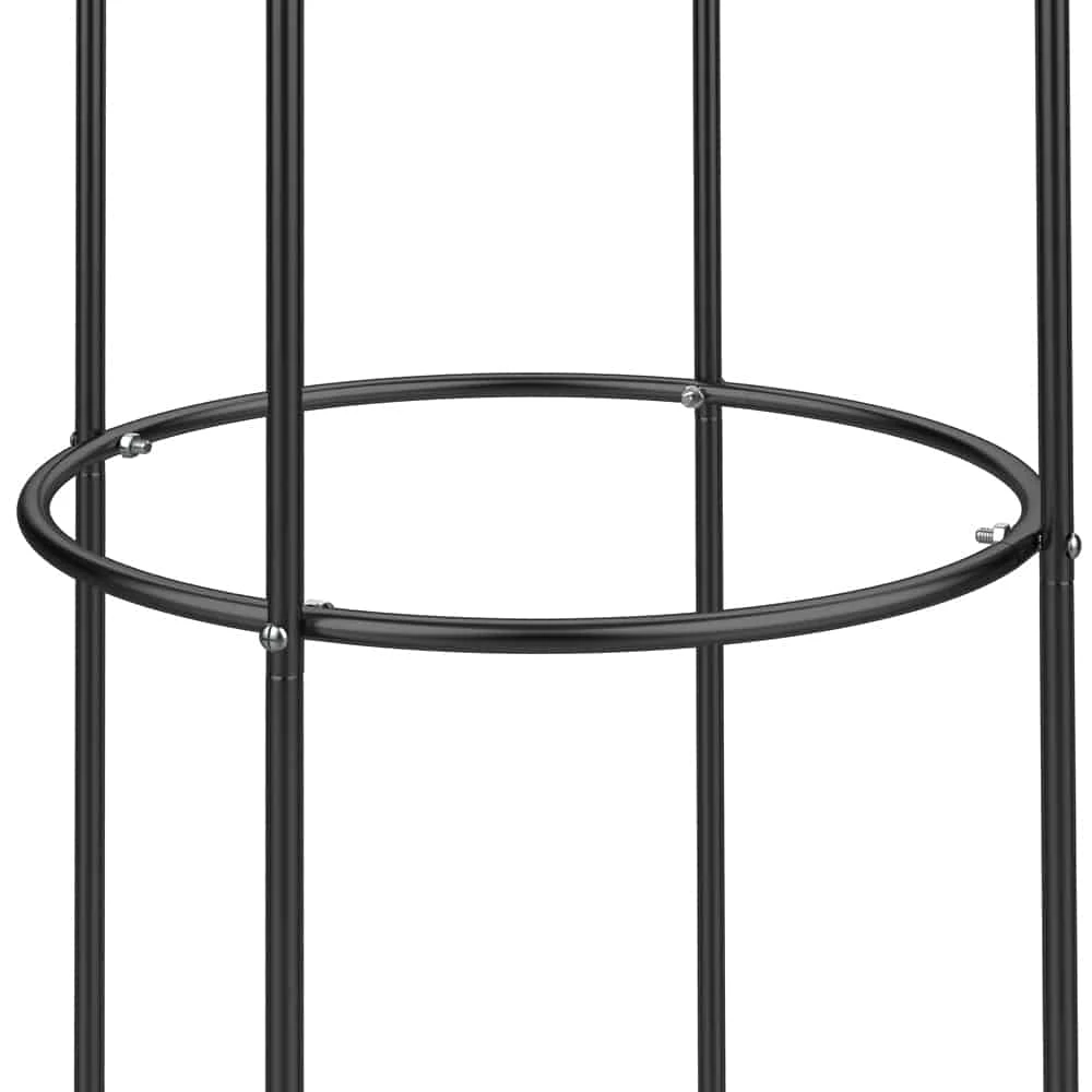 Rosensäule 2er-Set Schwarz 200x40cm – Bild 9