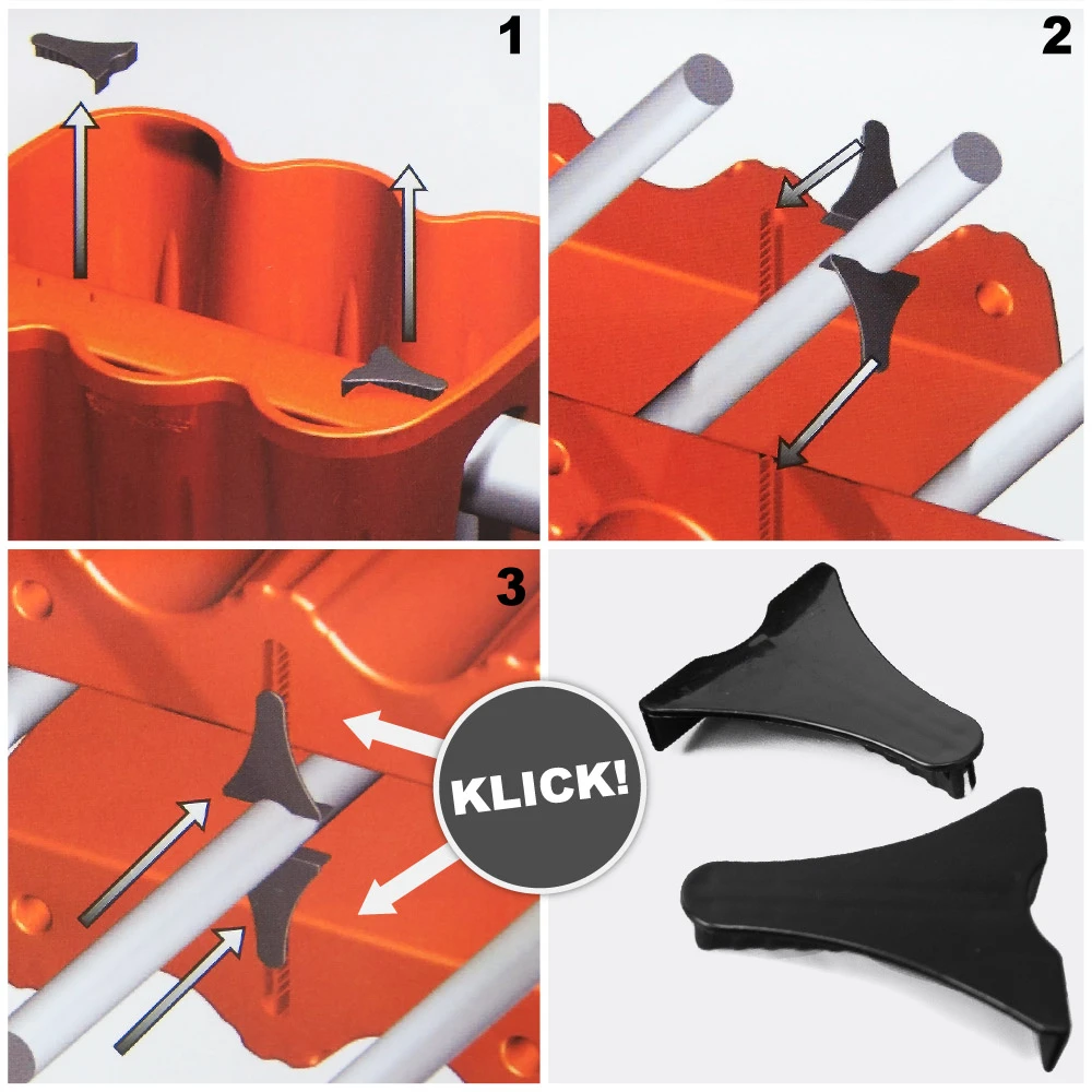 Geländerkasten Caramel 38x29x20cm Inkl. Klammern – Bild 4