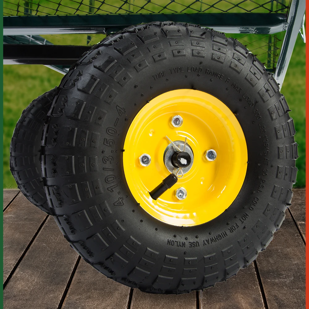 Transportwagen Grün 114x52x64cm 550kg – Bild 13