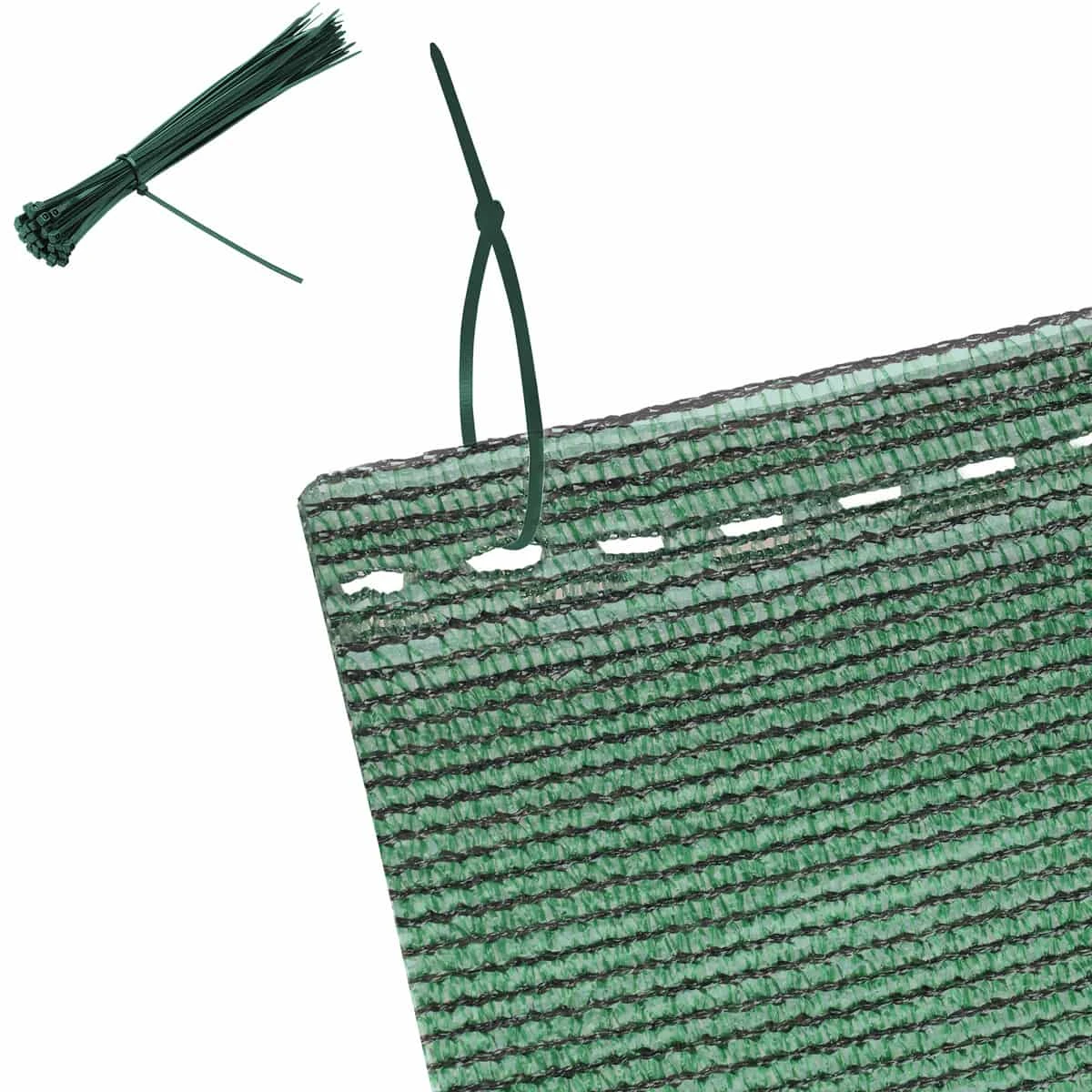 Balkonsichtschutz Dunkelgrün 1,2x10m – Bild 8