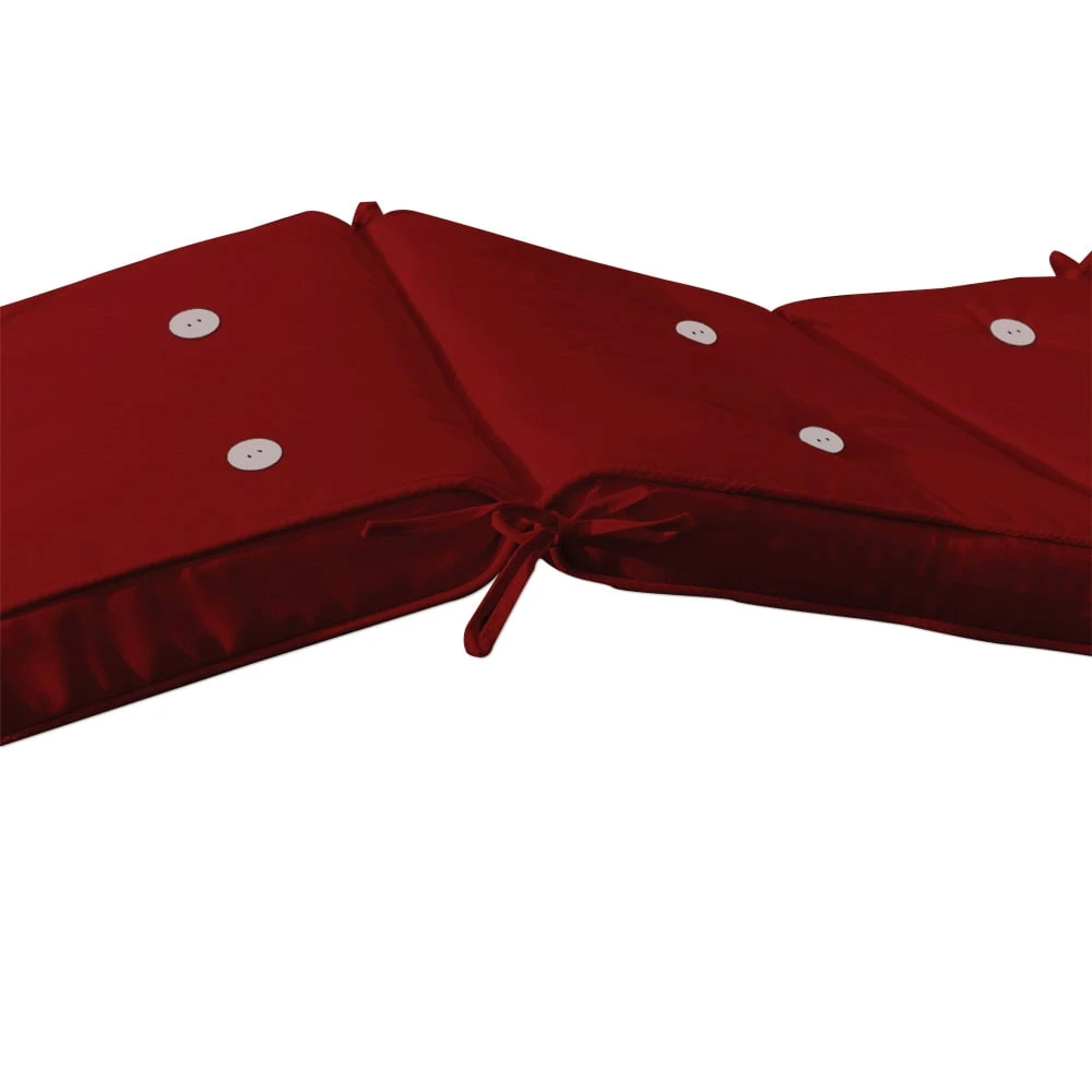 Auflage Sunlounger Rot 195x55x5cm – Bild 6