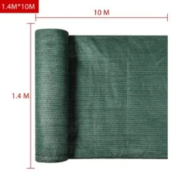 Balkonsichtschutz Dunkelgrün 1,4x10m