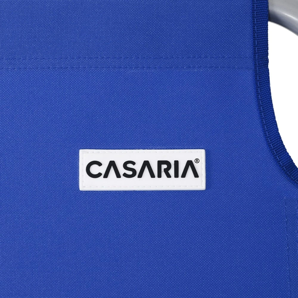 Sonnenliege Hawaii Blau Alu 195x60x30cm – Bild 7