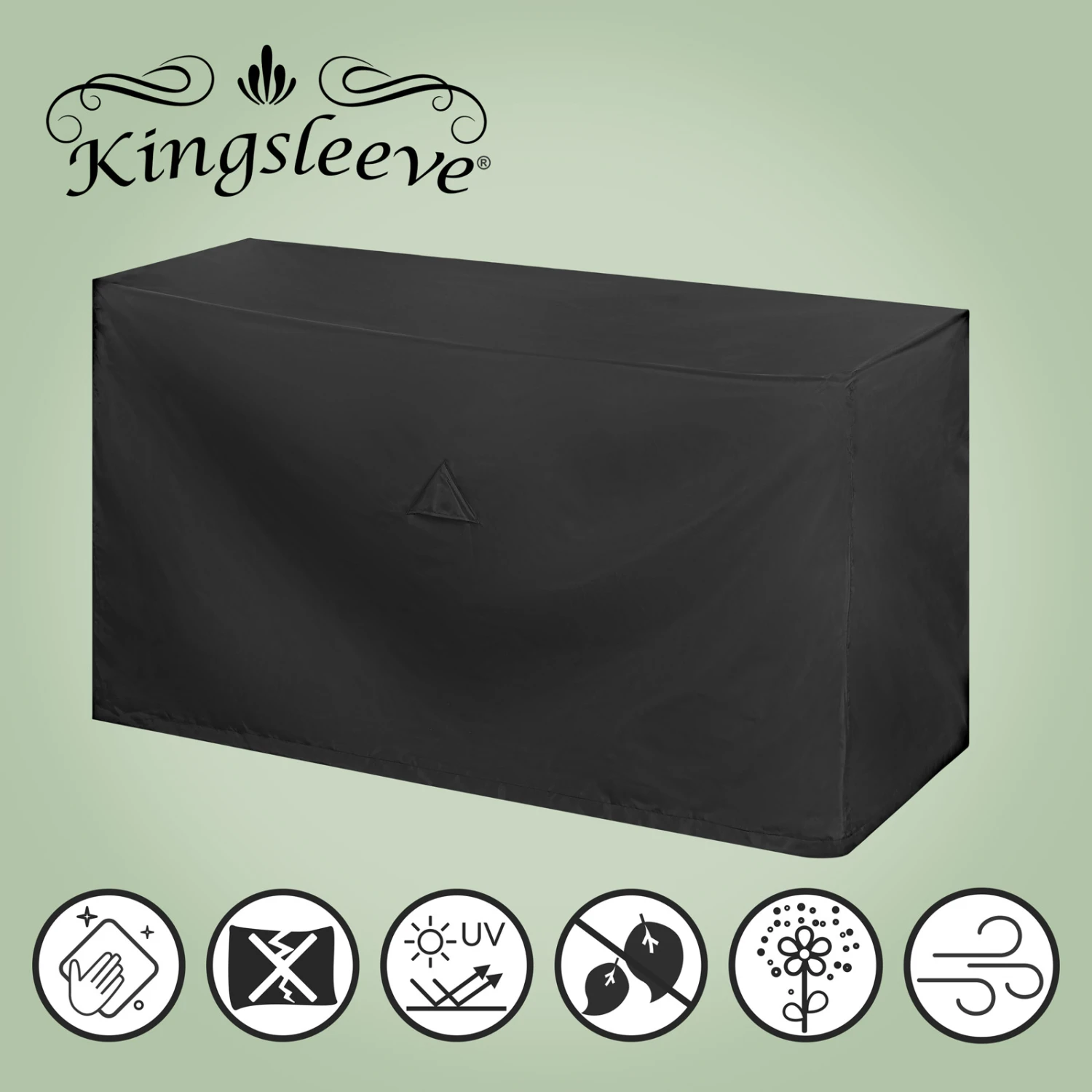 Abdeckplane Gartenbank Anthrazit 162x65x88cm – Bild 6