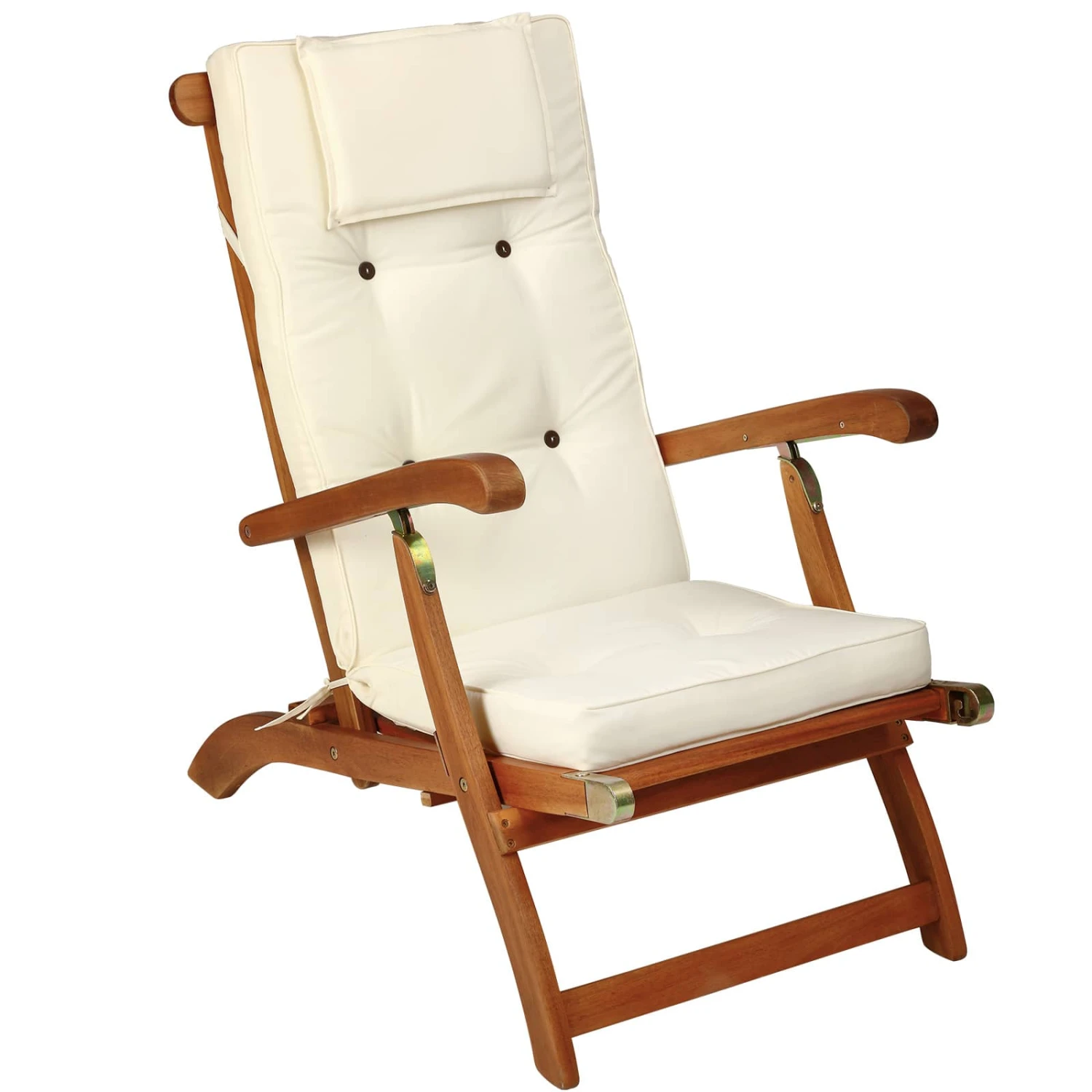 Stuhlauflage 2er-Set Vanamo Creme 118x45x7cm – Bild 11