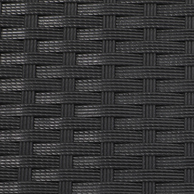 Polyrattan Pavillon Schwarz/Creme 3x3m â Bild 11