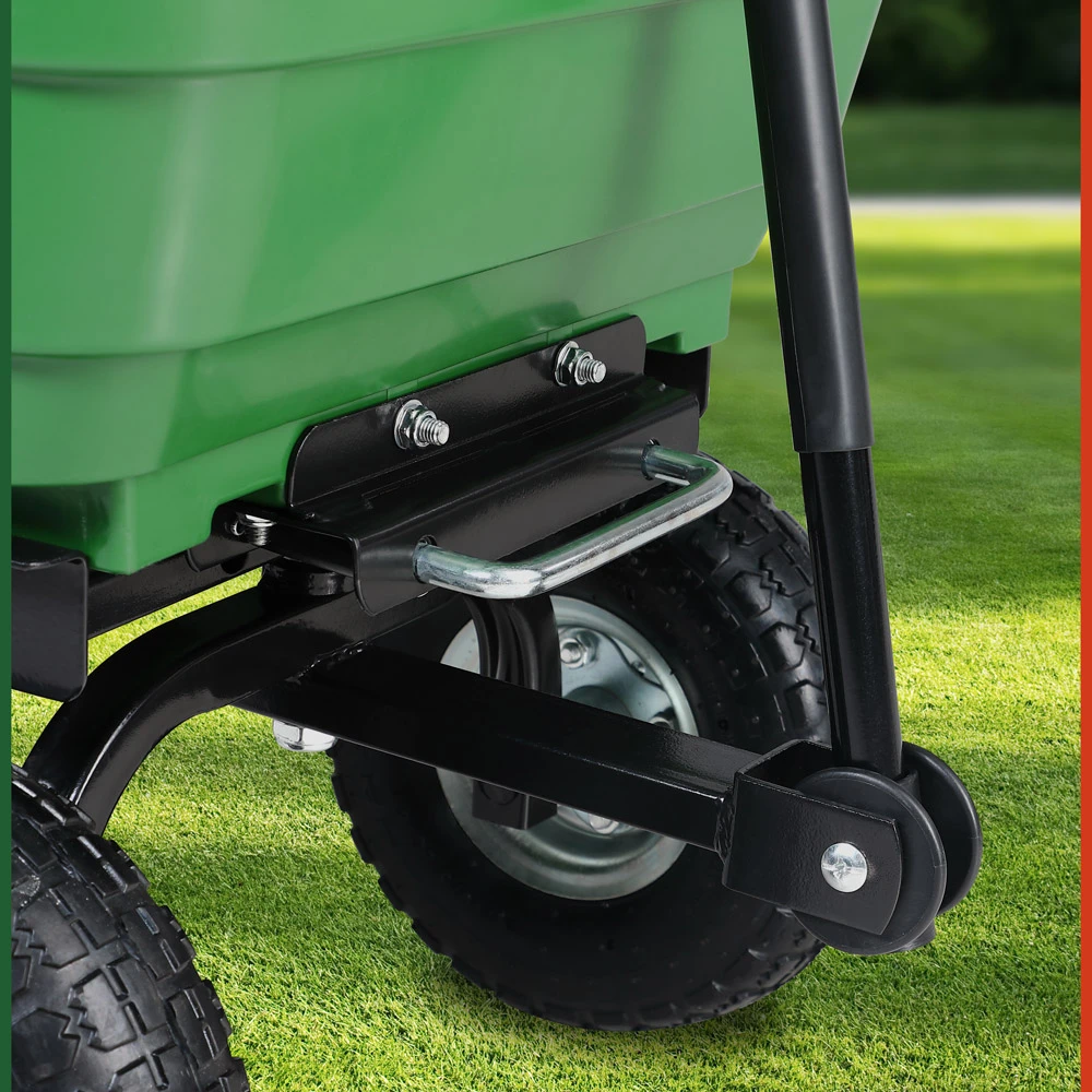 Bollerwagen Grün 103,5x51x92,5cm Mit Kippfunktion – Bild 4