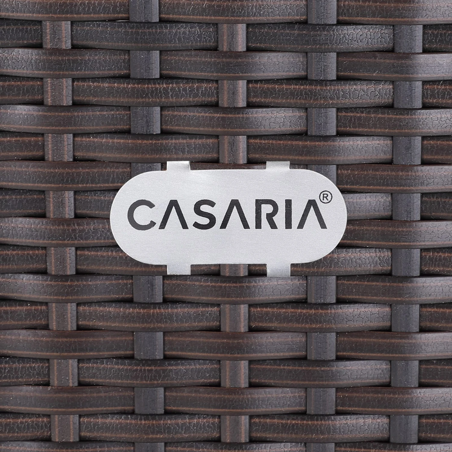 Polyrattan Gartenstuhl 6er-Set Braun Stapelbar – Bild 8