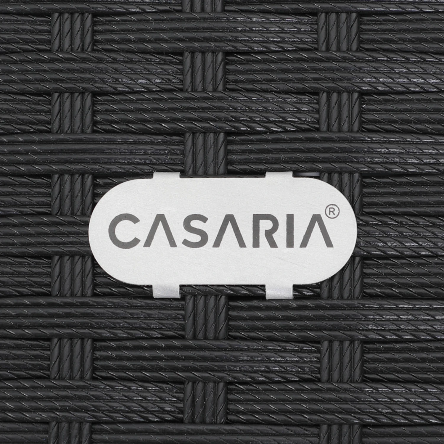 Polyrattan Garten-Sitzgruppe Mailand 7-tlg. Schwarz/Creme â Bild 11