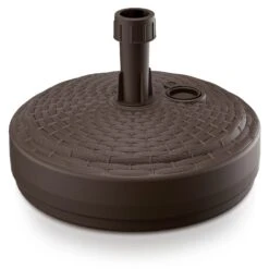Schirmständer Braun Polyrattan Optik Ø39cm