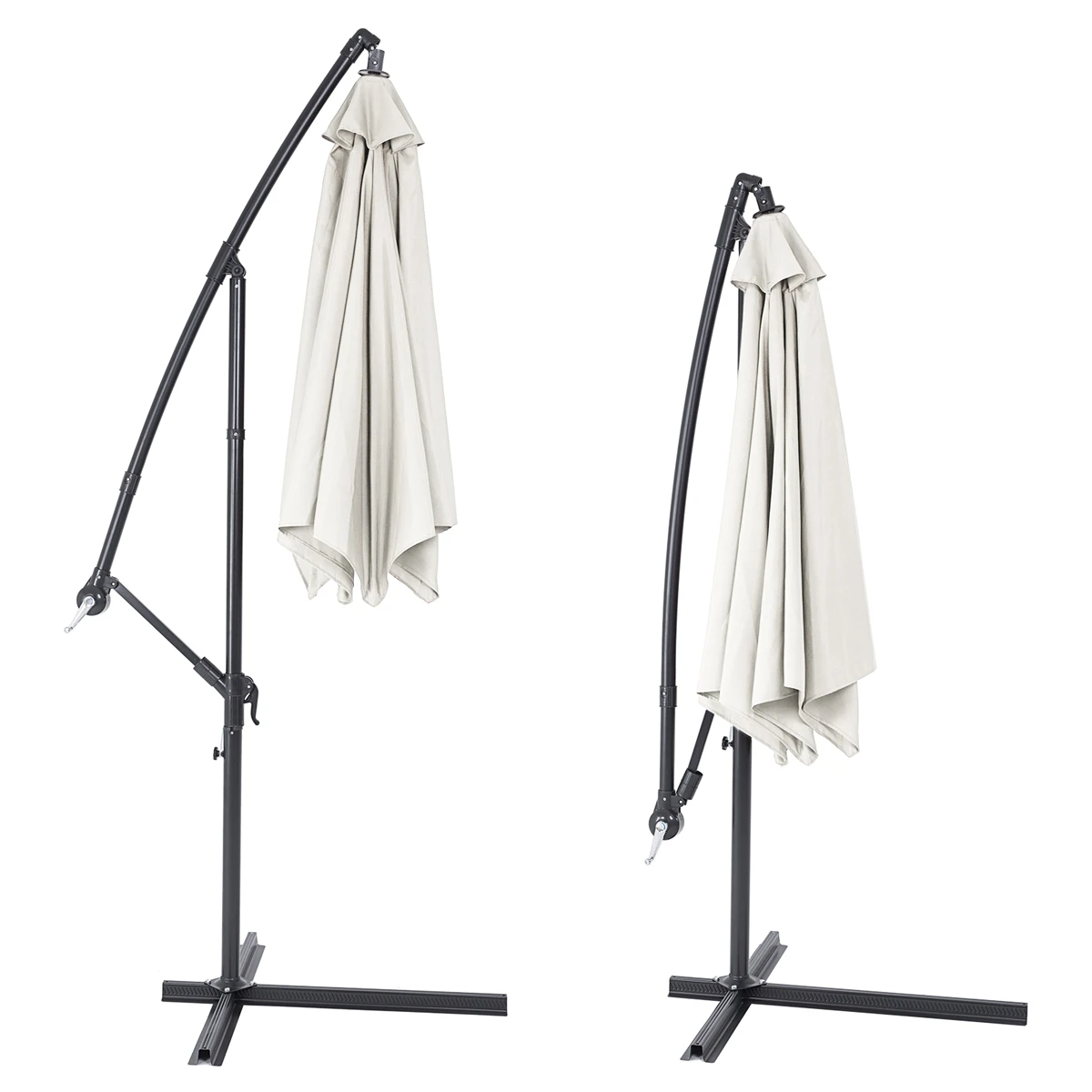 Ampelschirm Creme Alu Ø330cm UV-Schutz 50+ – Bild 6