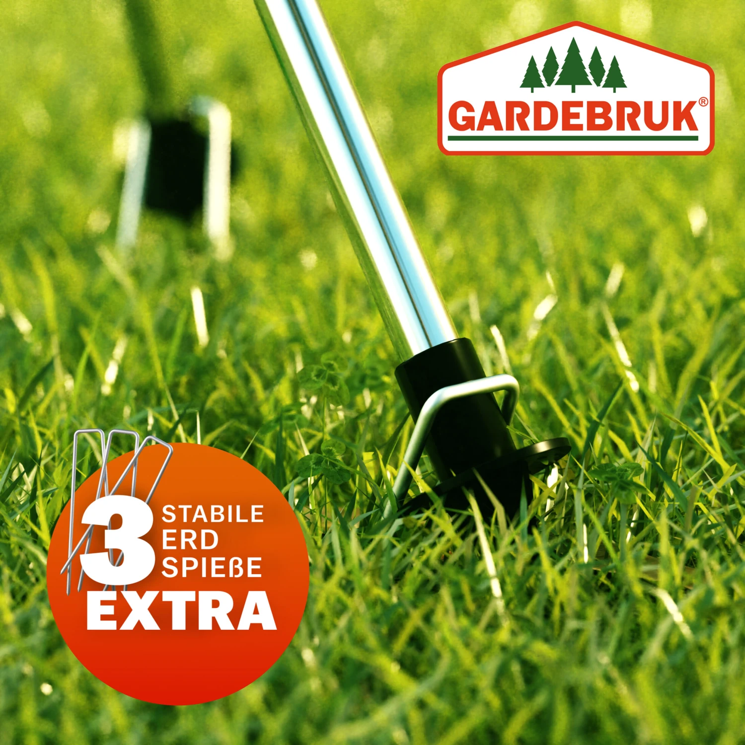 Rasensprenger Mit Teleskopstativ 30° - 360° – Bild 6