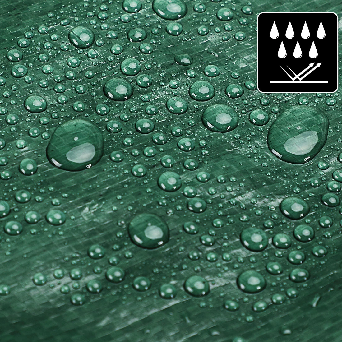 Abdeckung Sonneninsel Grün 230x180x90/50cm – Bild 2