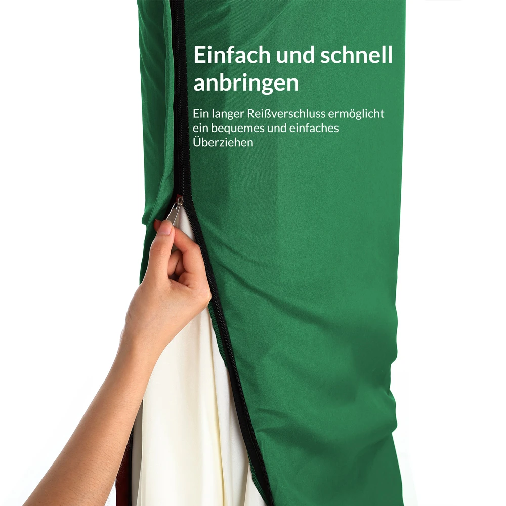 Abdeckung Ampelschirm Sonnenschirm Grün 3,5m – Bild 10