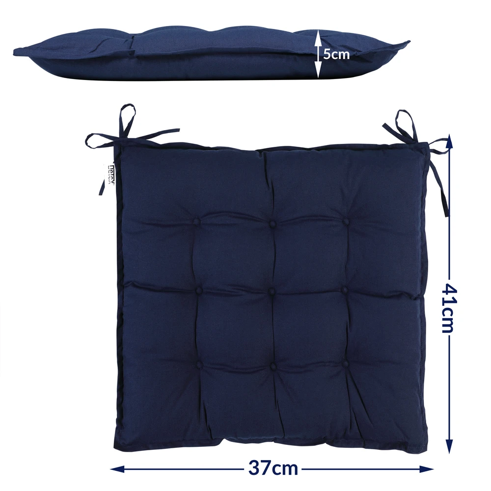 Sitzkissen 4er-Set Cozy Blau – Bild 6