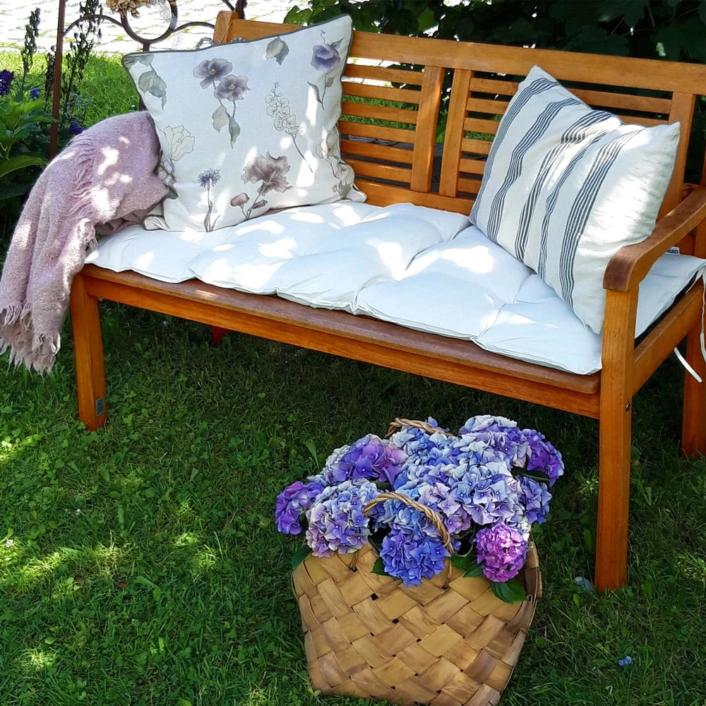 Bankauflage Creme 110x50x8cm – Bild 9