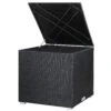 Polyrattan Auflagenbox Schwarz 318L