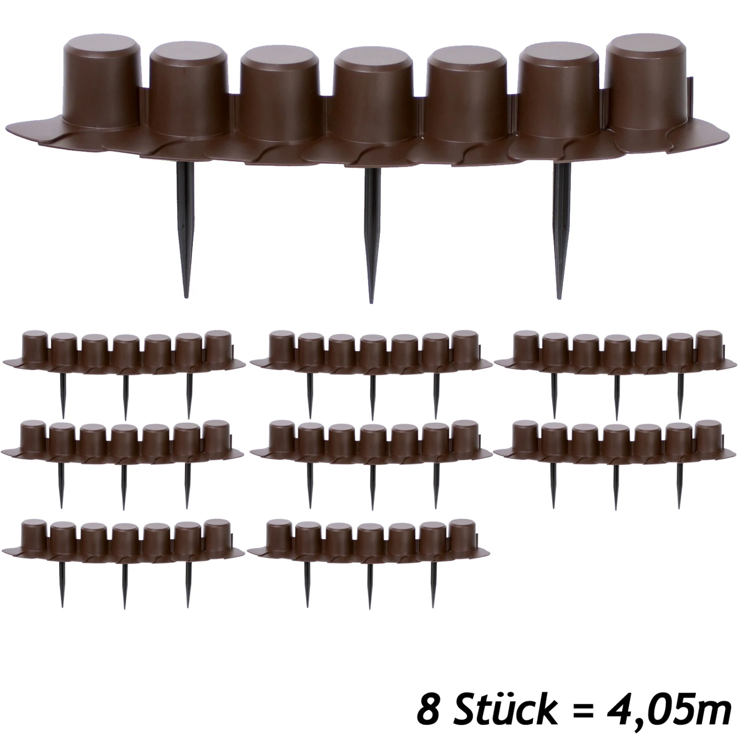 Beeteinfassung Braun 4,05m – Bild 4