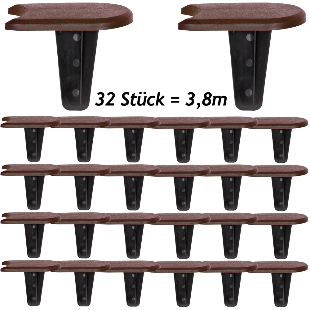 Beeteinfassung Braun 3,8m – Bild 2