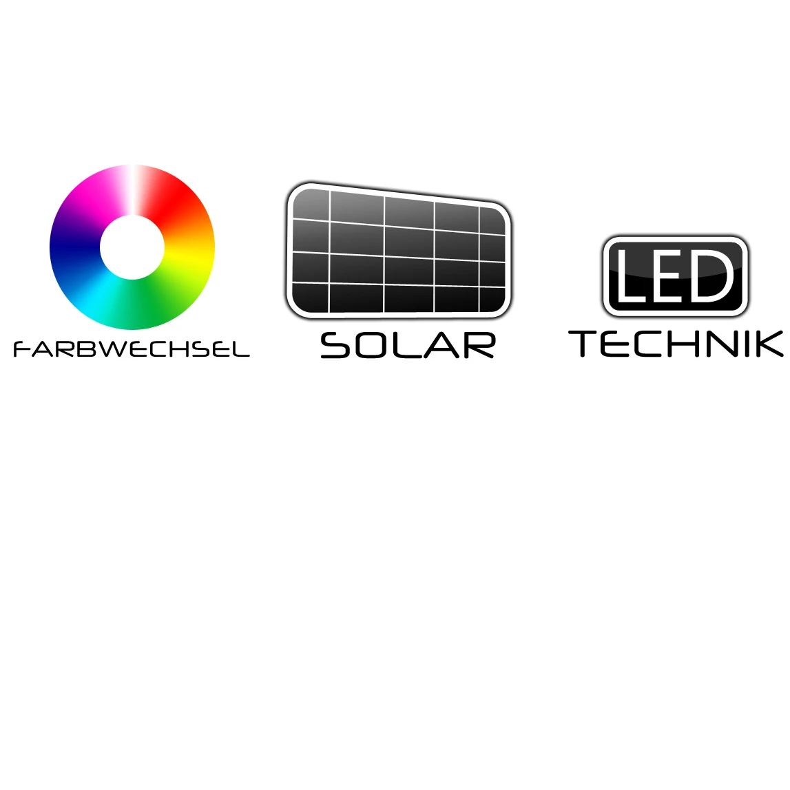 LED Solarleuchte 16er-Set Edelstahl Multicolor – Bild 3