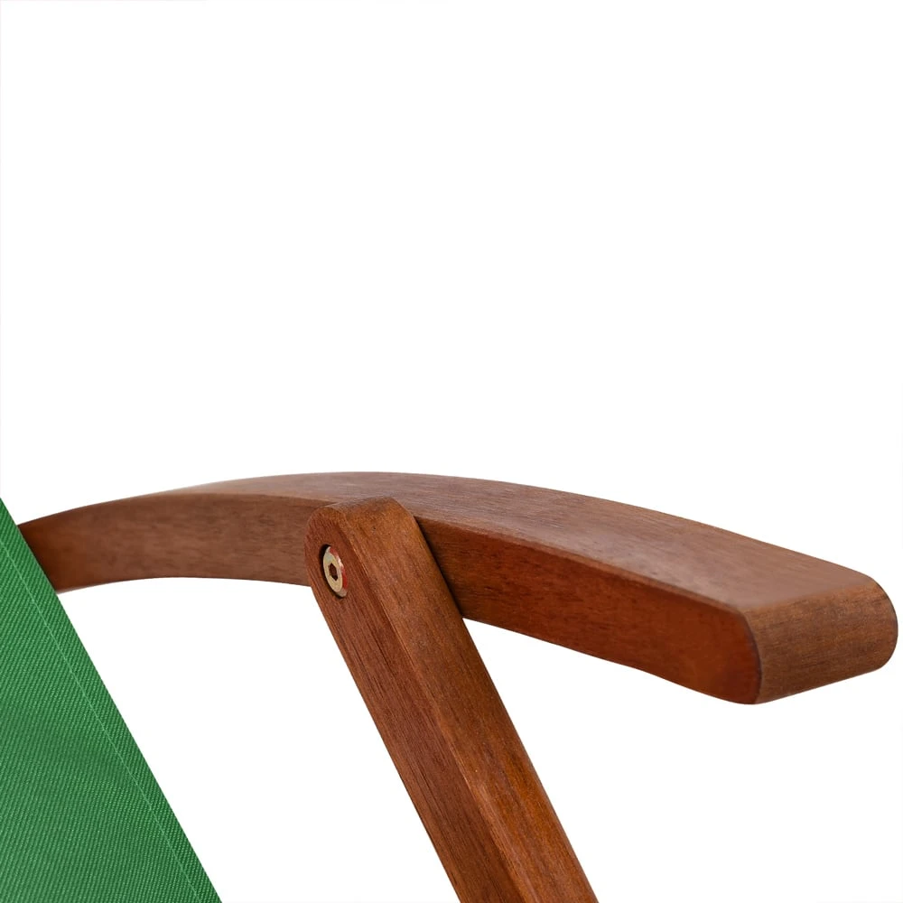 Sonnenliege Grün Akazienholz 94x60x94cm – Bild 5