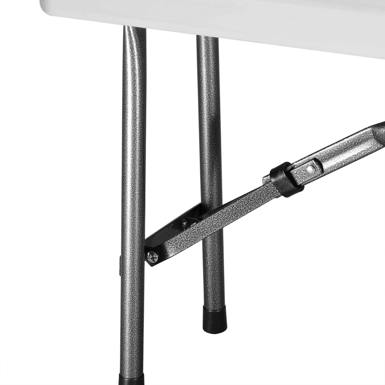 Bierbank 2er-Set Weiß Kunststoff 180cm – Bild 2