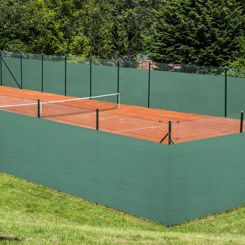 Balkonsichtschutz Dunkelgrün 1,2x10m – Bild 7