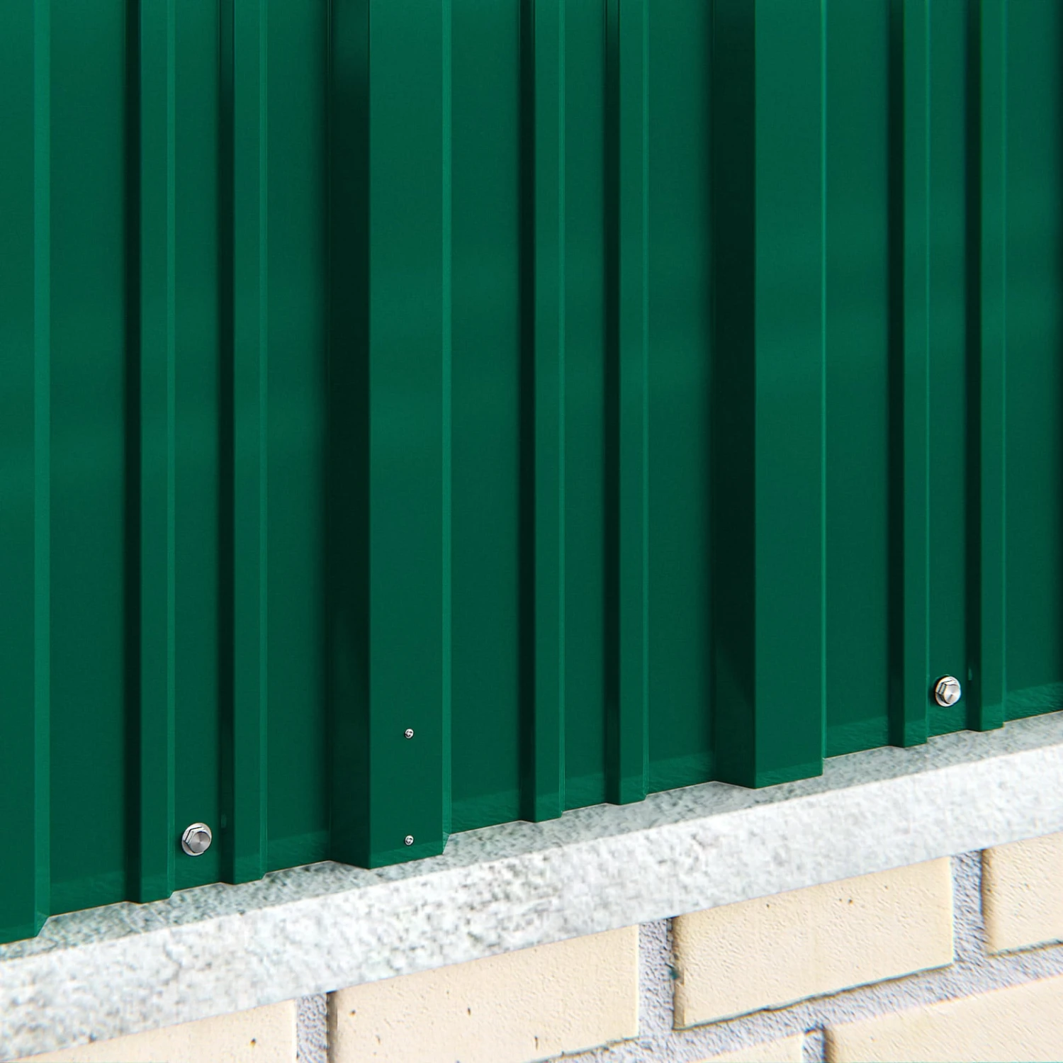 Trapezblech 12er-Set Grün 129x46cm Gelocht – Bild 6