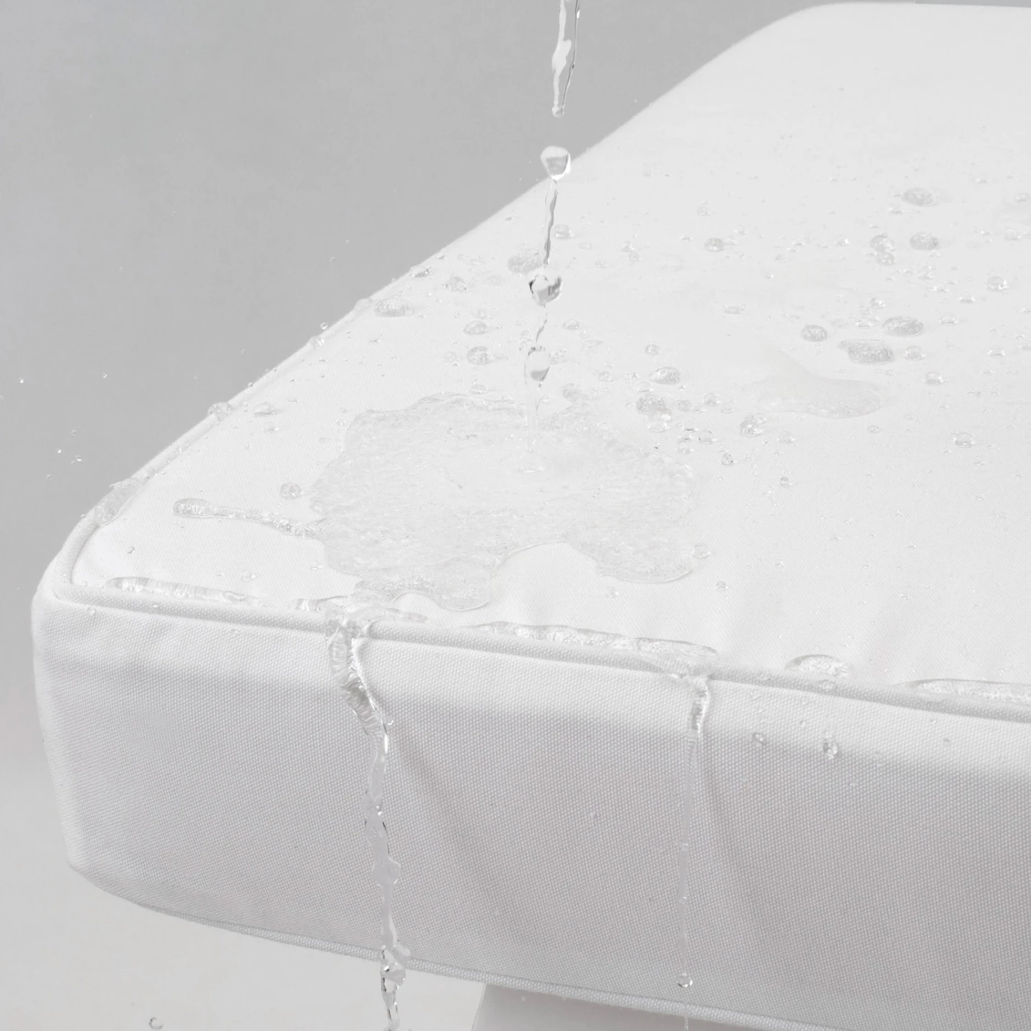 Polyrattan Sessel Havanna Weiß/Grau – Bild 3