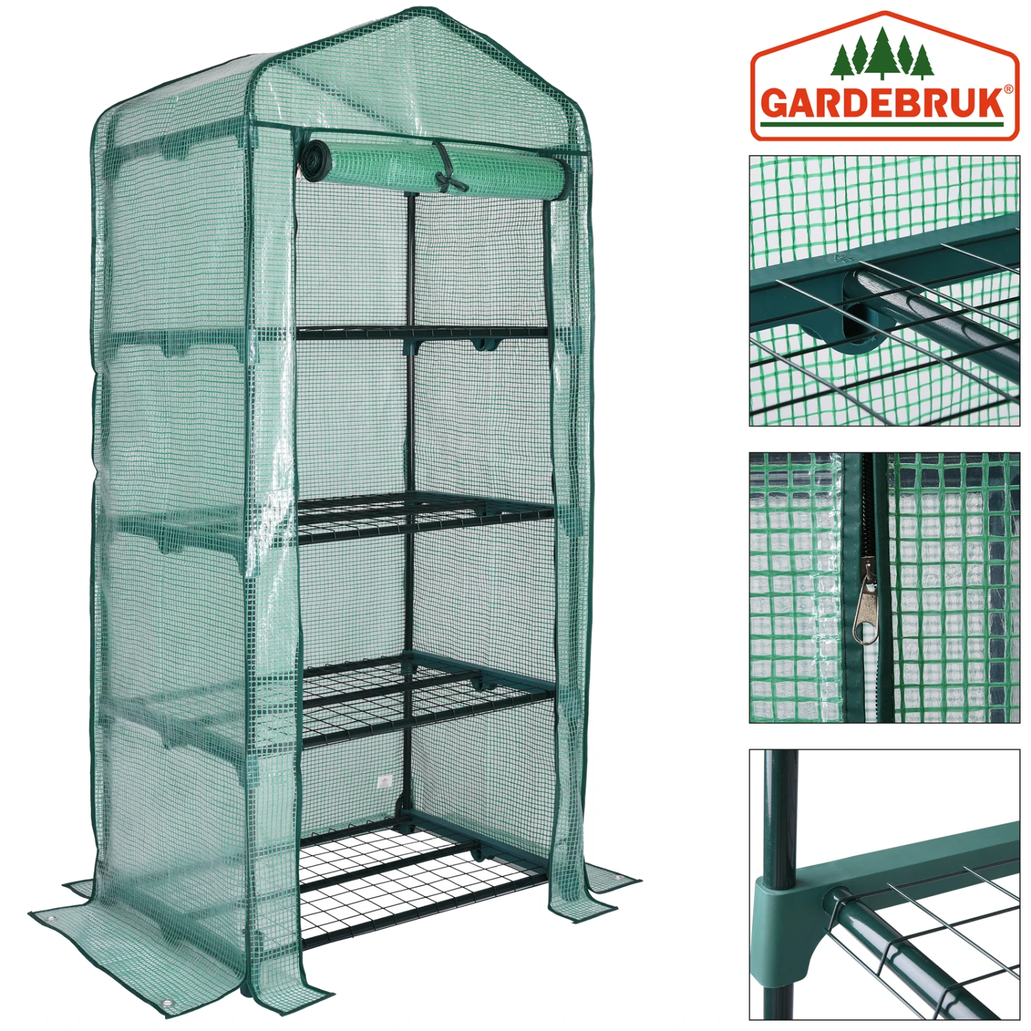 Foliengewächshaus 158x49x69cm