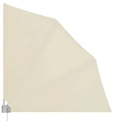 Balkonfächer Beige 140x140cm Klappbar