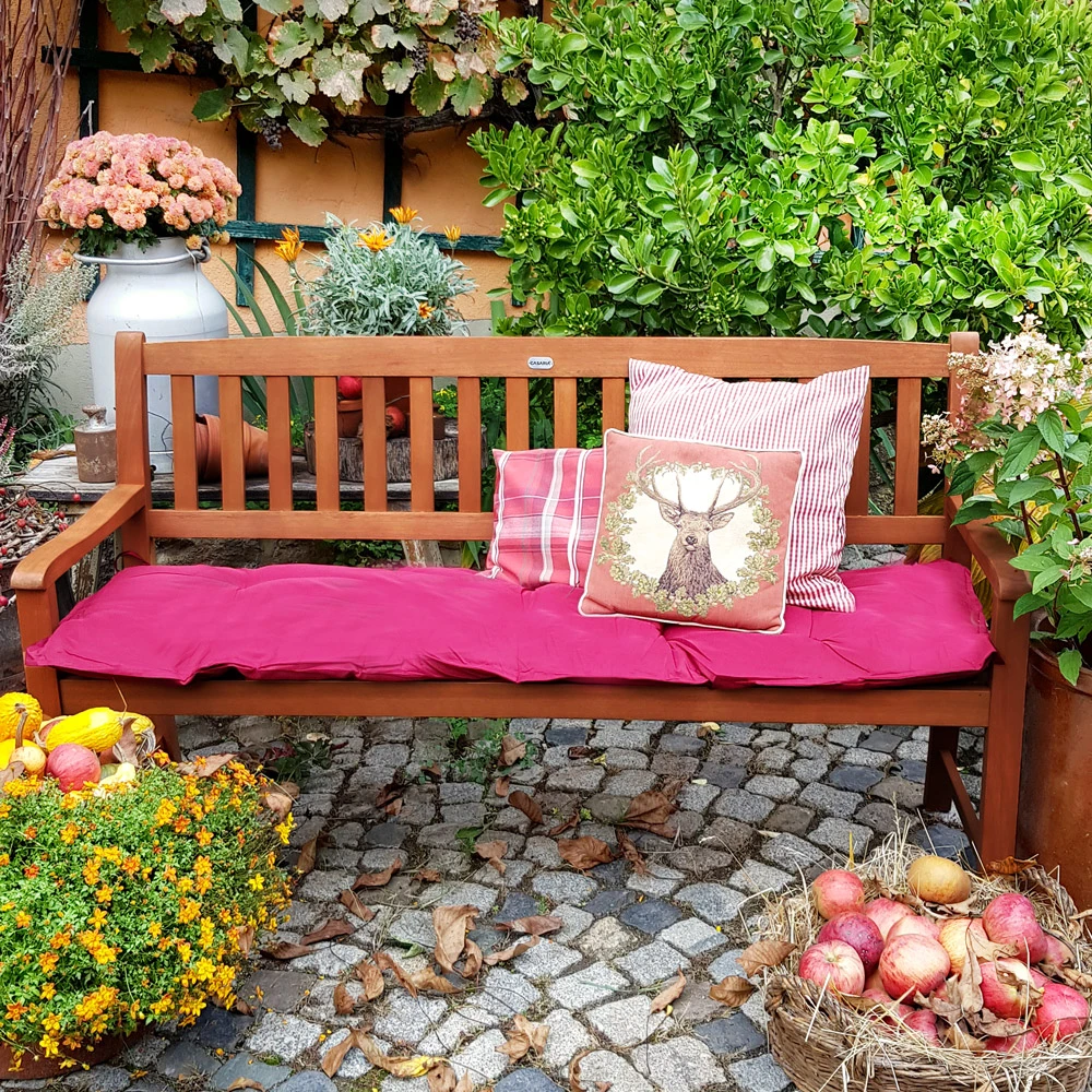 Gartenbank Maxima Eukalyptusholz FSC®-zertifiziert 152x55x92cm – Bild 11