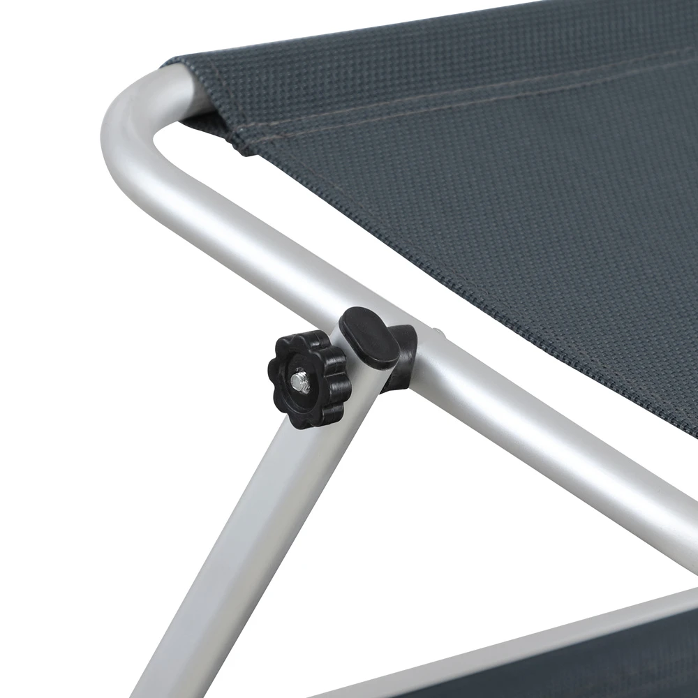 Sonnenliege Bari Grau 210x60x81cm – Bild 10